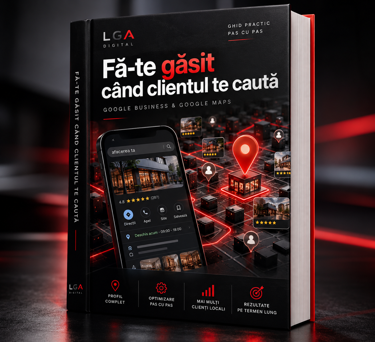 Coperta ghidului Fă-te găsit când clientul te caută