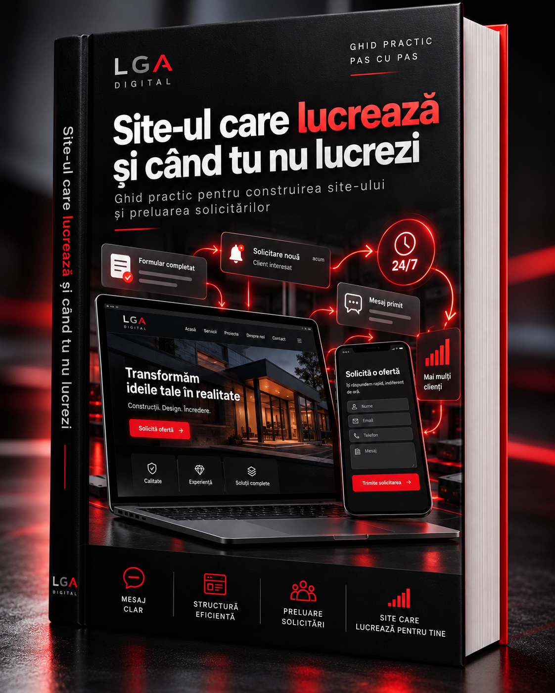 Coperta ghidului Site-ul care lucrează și când tu nu lucrezi