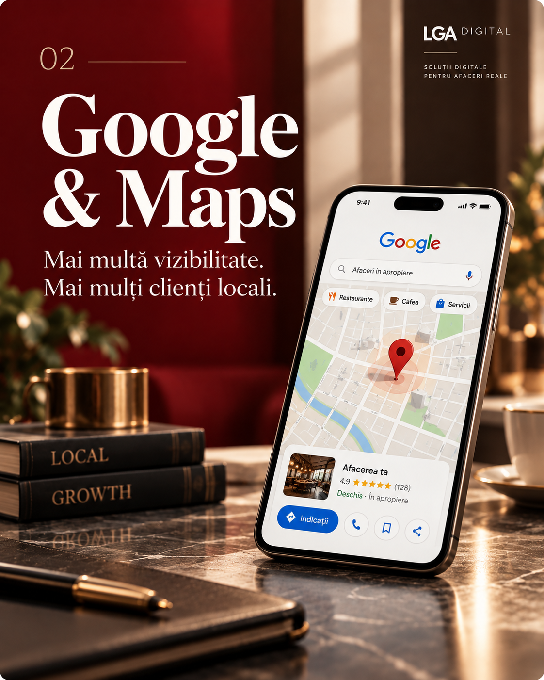 Google și Maps pentru vizibilitate locală