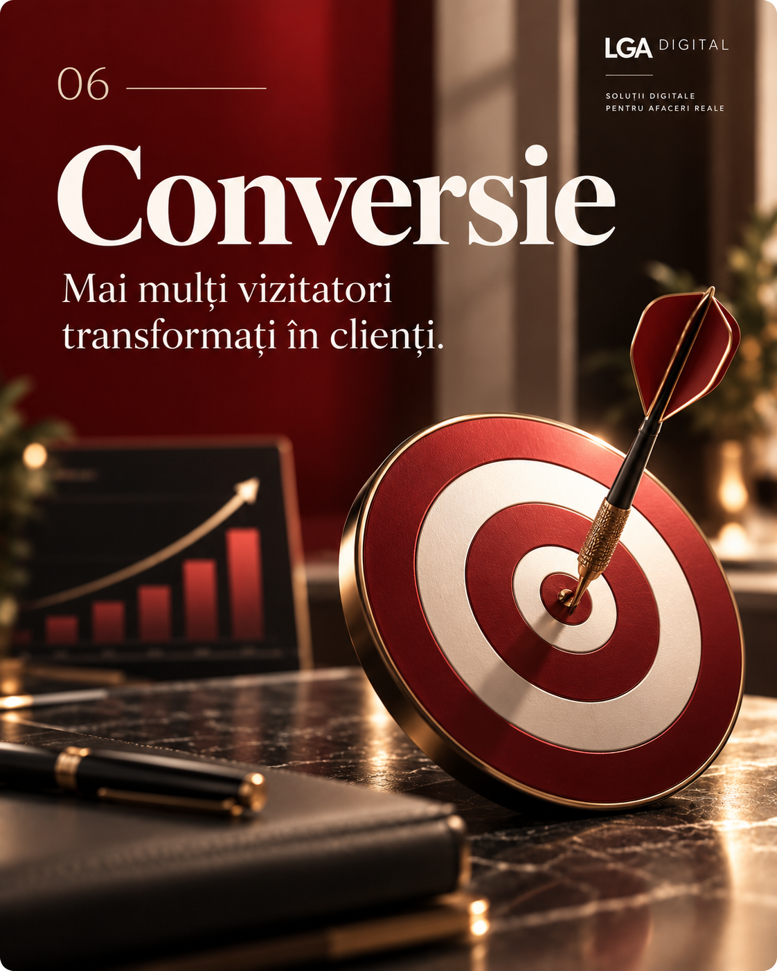 Conversie — mai mulți vizitatori transformați în clienți